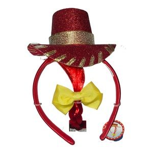 COPY - Disney Jesse from Toy Story headband with sparkly hat and braid  NEW🎃🎃🎃🎃